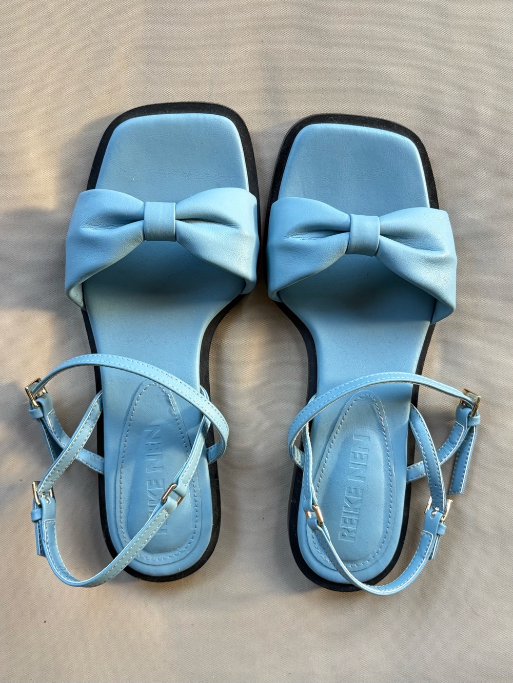 REIKE NEN - Women’s Light Blue Knotted Strap Sandals